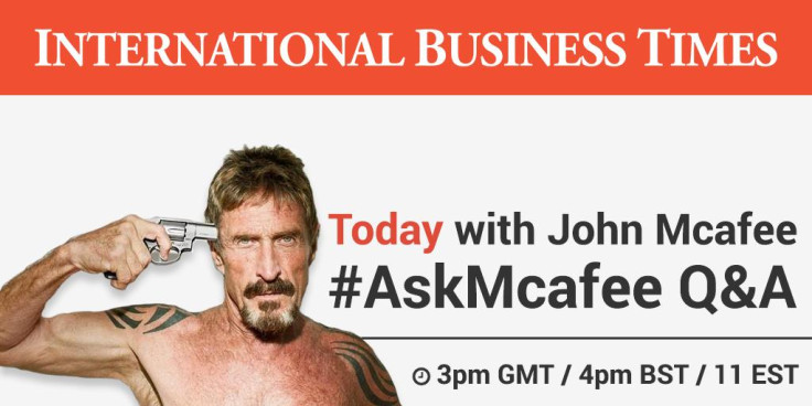 john McAfee AskMcAfee twitter Q&A
