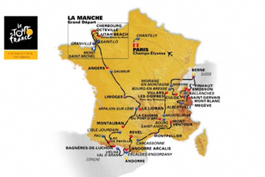 Tour de France 2016 route