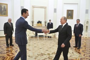 Putin Assad Moscow meeting