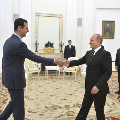 Putin Assad Moscow meeting