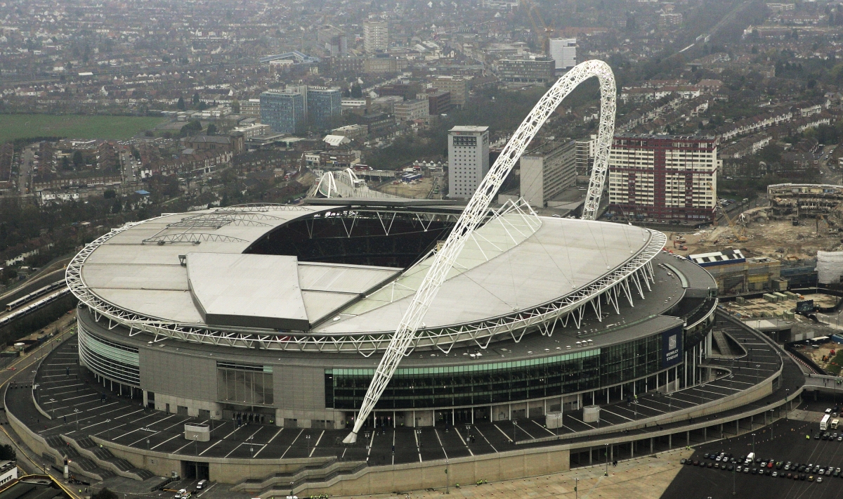 Из букв стадион. Wembley Stadium. Wembley Stadium in 1965. Уэмбли стадион новый. Резиденция Wembley.