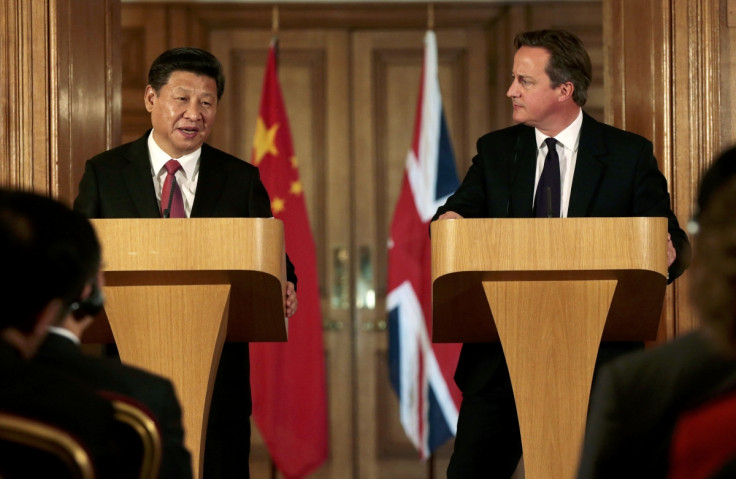 Xi Jinping and David Cameron