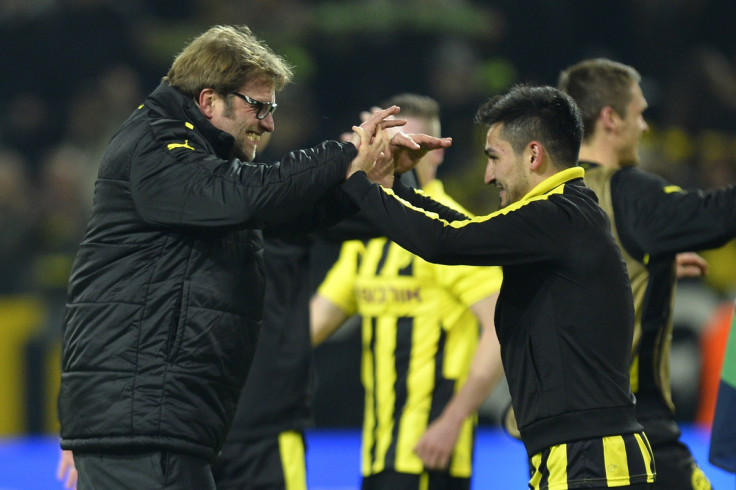 Jurgen Klopp and Ilkay Gundogan