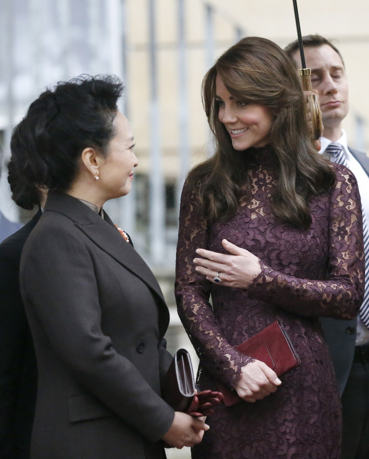 Duchess of Cambridge and Madame Peng Liyuan