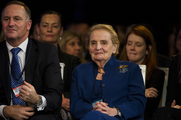 Madeline Albright and John Key