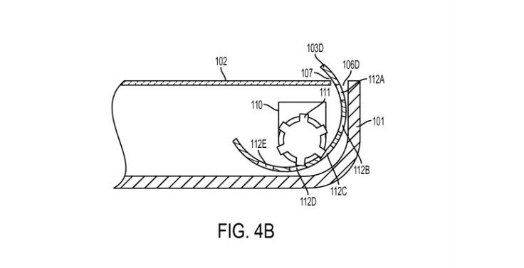 iPhone retractable bumper patent