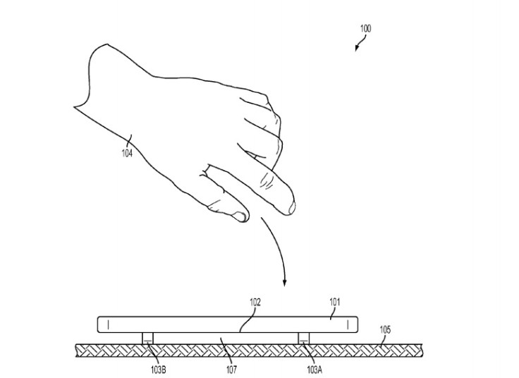 iPhone retractable bumper patent