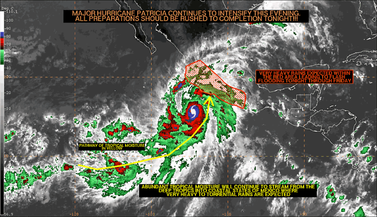 US National Hurricane Centre warning