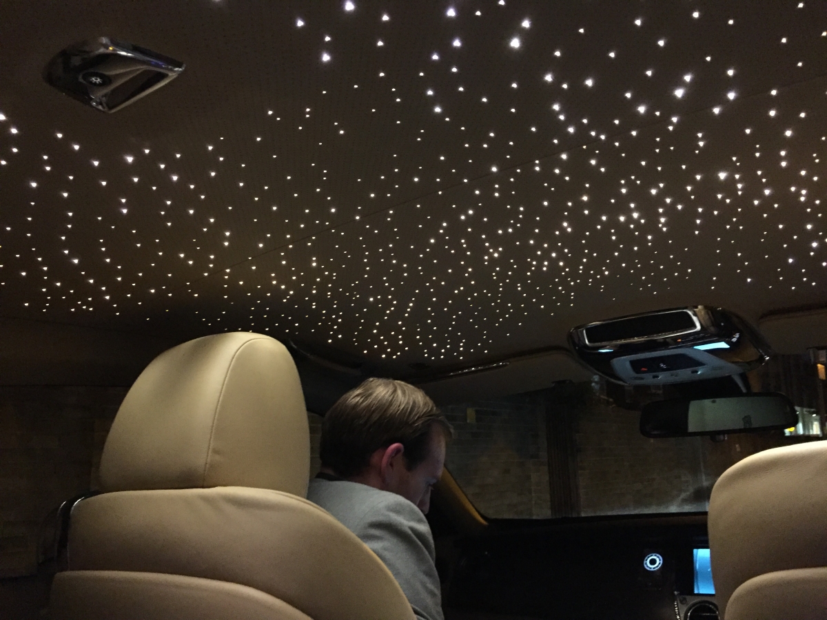 Rolls Royce Interior At Night