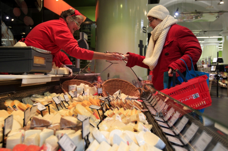 supermarket cheese counter