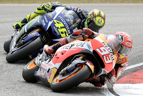 Malaysian Grand Prix: Valentino Rossi Collides With Marc Marquez, Race 