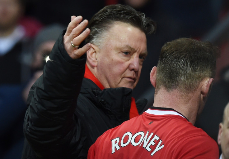 Louis van Gaal and Wayne Rooney