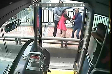 Chinese bus driver stops woman committing suicide