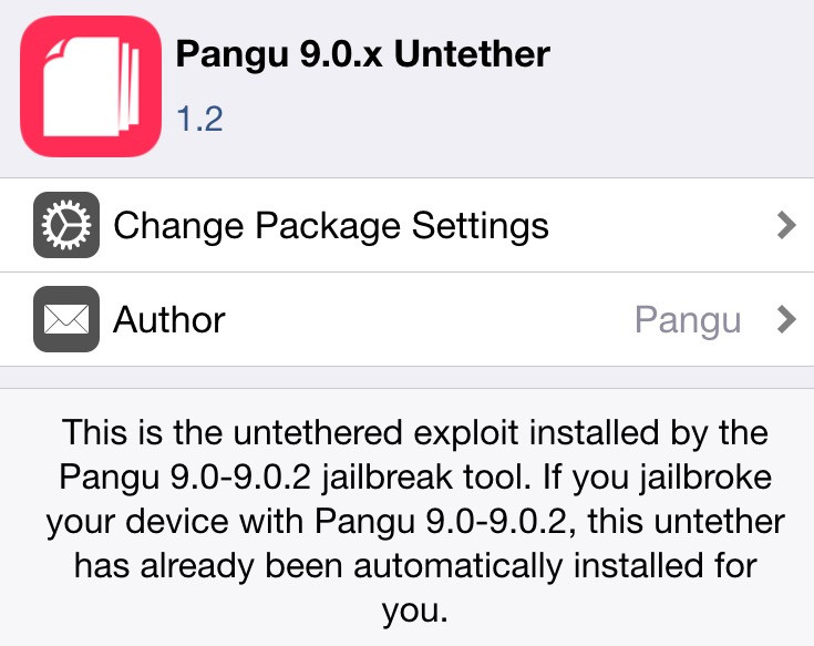 Pangu 9.0.x untether package v1.2 Pangu 9.0.x untether package v1.2