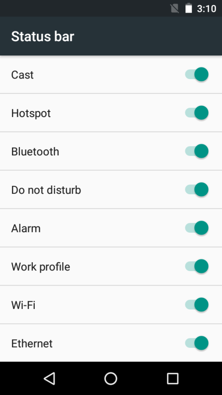System UI Tuner on Android Marshmallow