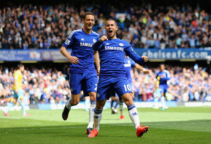 Eden Hazard and Nemanja Matic