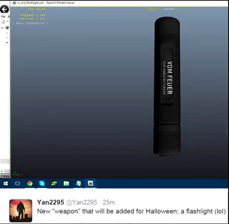 GTA 5: Halloween DLC flashlight weapon