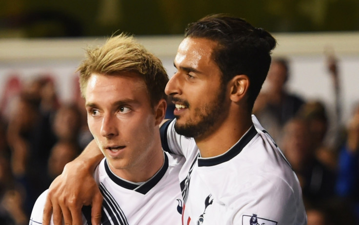 Christian Eriksen and Nacer Chadli