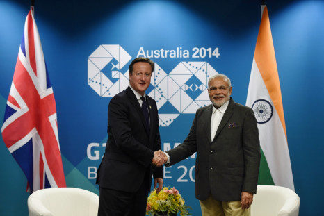 David Cameron and Narendra Modi