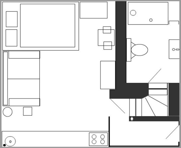 floor plan of studio flat