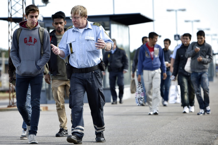 Immigrants arrive in Denmark