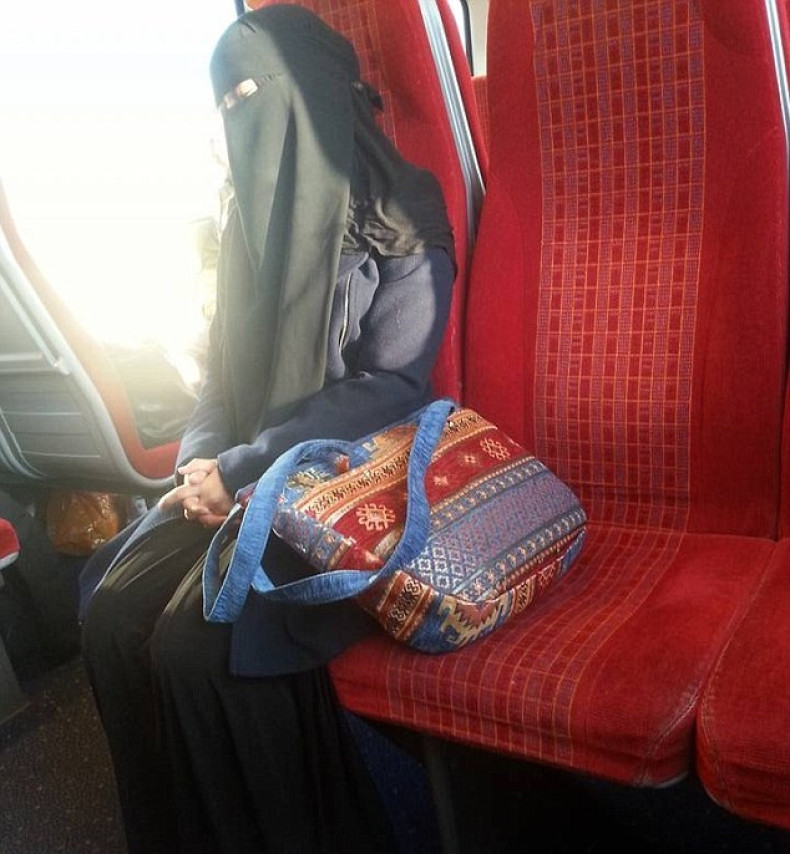 Muslim woman ostracised on train