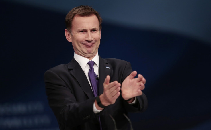 Jeremy Hunt claps