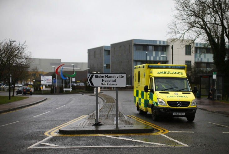 Ambulance leaves hospital