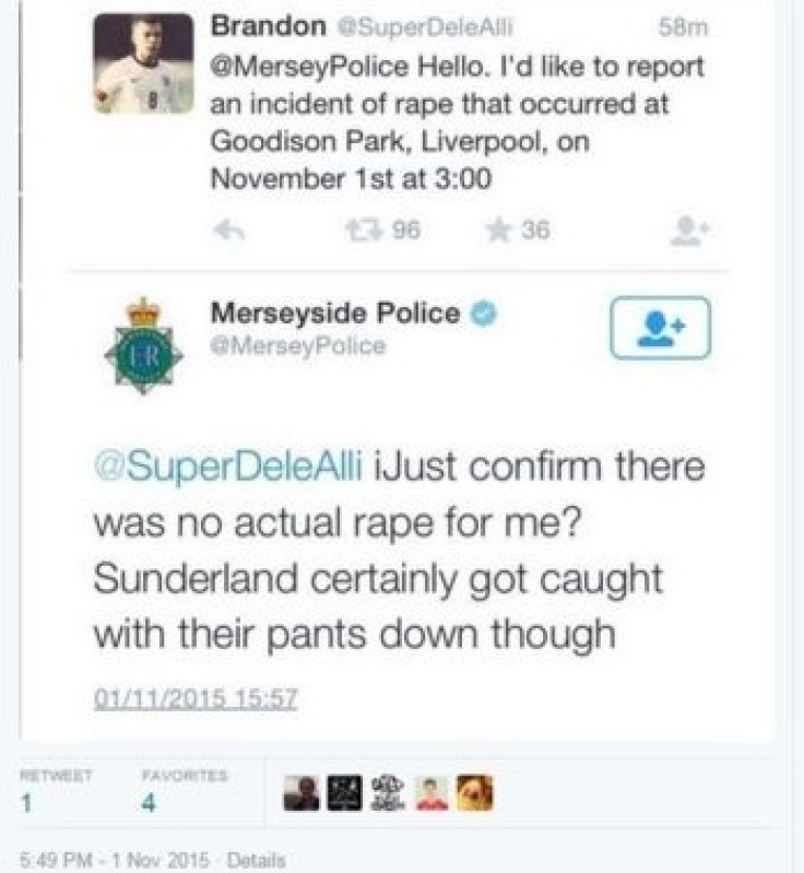 Merseyside rape tweets