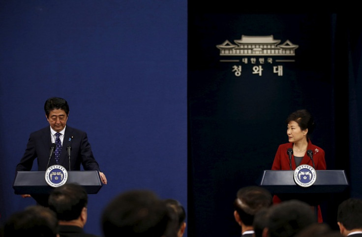 Park Geun-hye  and  Shinzo Abe