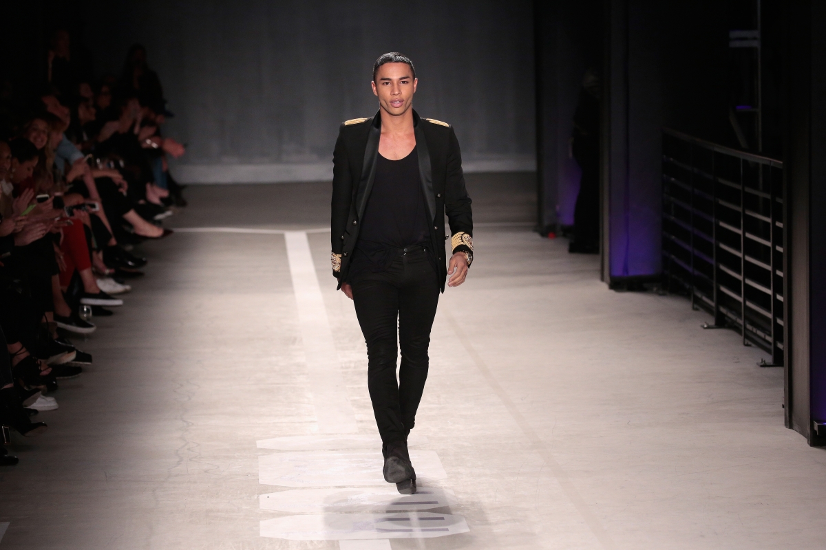 How Olivier Rousteing Paid Homage To Pierre Balmain In The House's