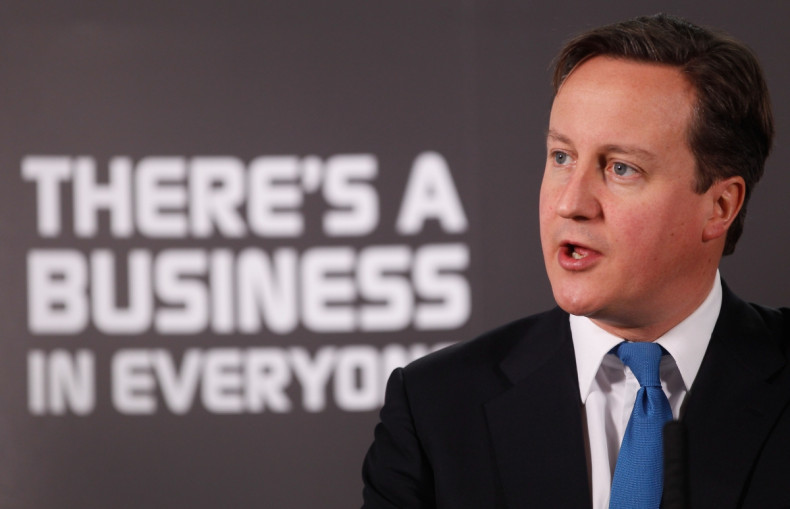David Cameron addresses entrepreneurs