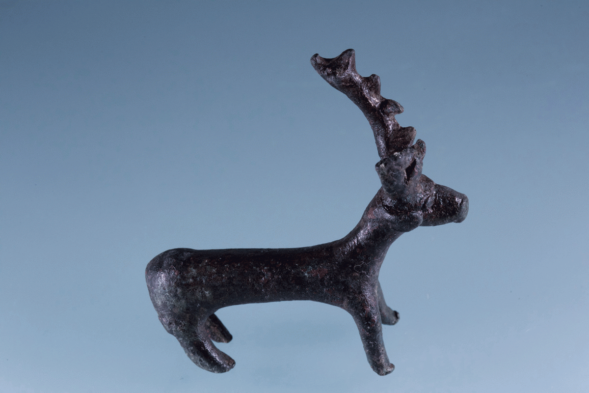 bronze stag