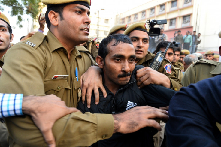 Indian Uber rapist escorted by police Indian Uber rapist escorted by police