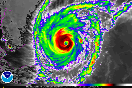 Cyclone Chapala satellite image