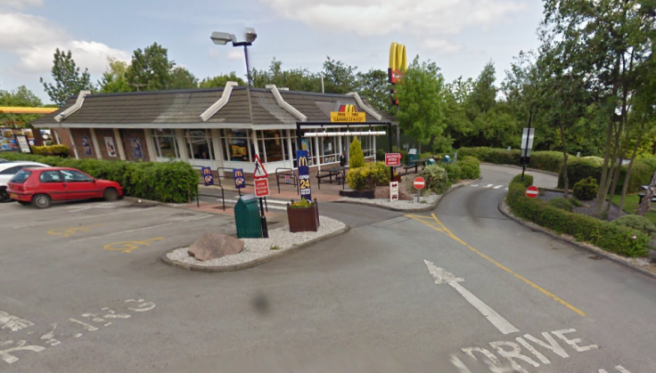 McDonald's on the A55 near Flintshire