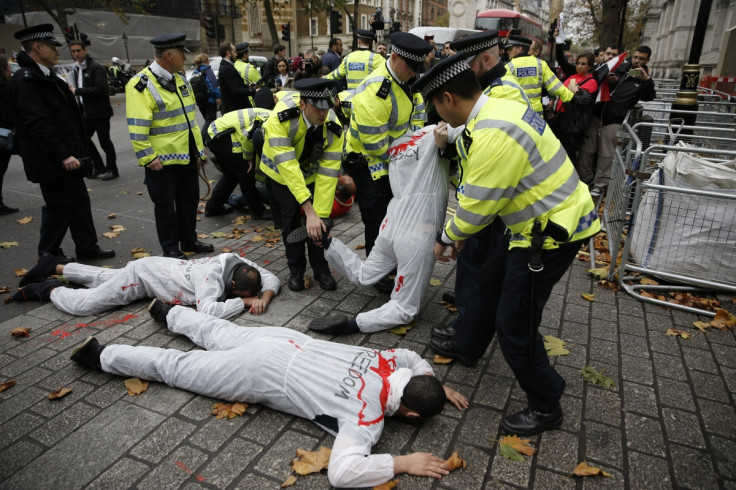 Downing Street protests