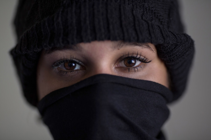 black bloc protester brazil