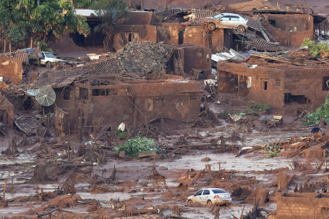 The devastated town of Bento Rodrigues