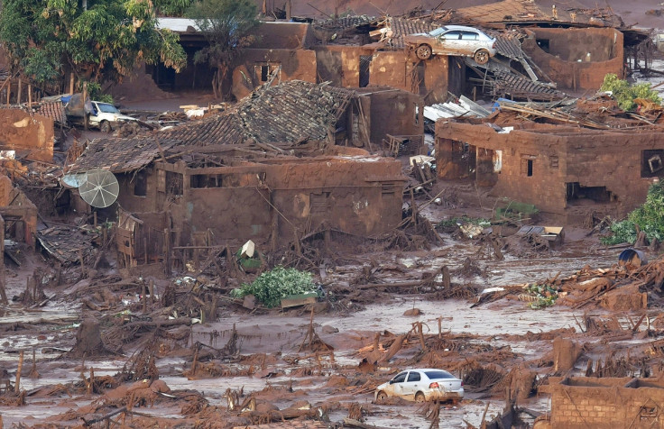 The devastated town of Bento Rodrigues