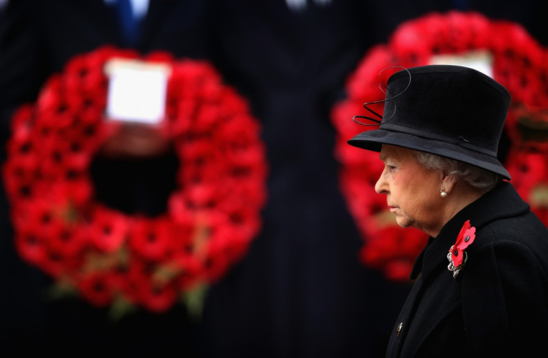 Queen on Remembrance Sunday 2014