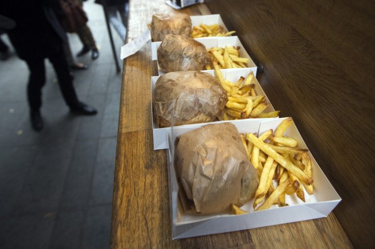 burger and chips takeaway