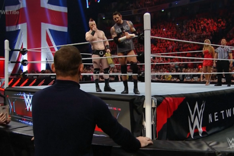 Wayne looks over WWE match