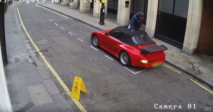 Red Porsche