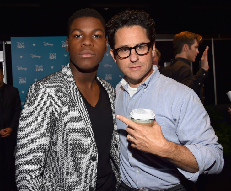 J.J. Abrams and John Boyega