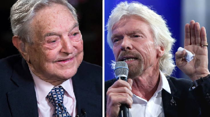 George Soros and Sir Richard Branson