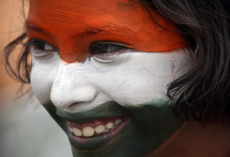 A school girl takes part in a cultural program to celebrate India&#039;s Independence Day in the northern Indian city of Chandigarh