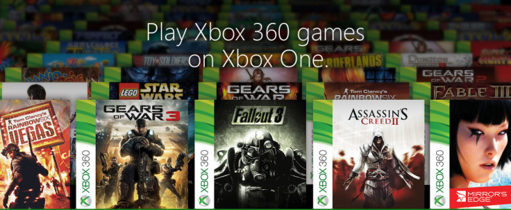 Xbox One backwards compatibility