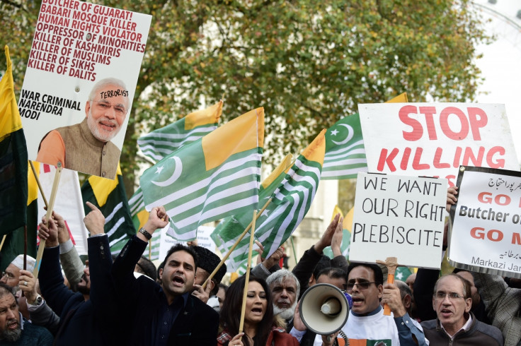 Anti-Modi protests outside Downing Street