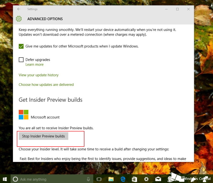 Windows 10 November update